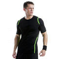 Black-Flourescent Lime - Side - Gamegear® Cooltex® Short Sleeved T-Shirt - Mens Sportswear
