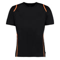 Black-Fluorescent Orange - Front - Gamegear® Cooltex® Short Sleeved T-Shirt - Mens Sportswear