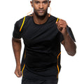 Black-Fluorescent Orange - Side - Gamegear® Cooltex® Short Sleeved T-Shirt - Mens Sportswear
