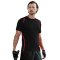 Black-Red - Back - Gamegear® Cooltex® Short Sleeved T-Shirt - Mens Sportswear