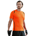 Fluorescent Orange-Black - Back - Gamegear® Cooltex® Short Sleeved T-Shirt - Mens Sportswear