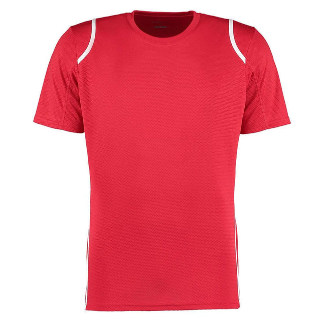 Red-White - Front - Gamegear® Cooltex® Short Sleeved T-Shirt - Mens Sportswear