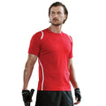 Red-White - Back - Gamegear® Cooltex® Short Sleeved T-Shirt - Mens Sportswear