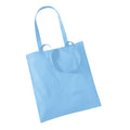 Sky Blue - Front - Westford Mill Promo Bag For Life - 10 Litres (Pack Of 2)