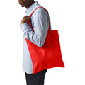 Bright Red - Back - Westford Mill Promo Bag For Life - 10 Litres (Pack Of 2)