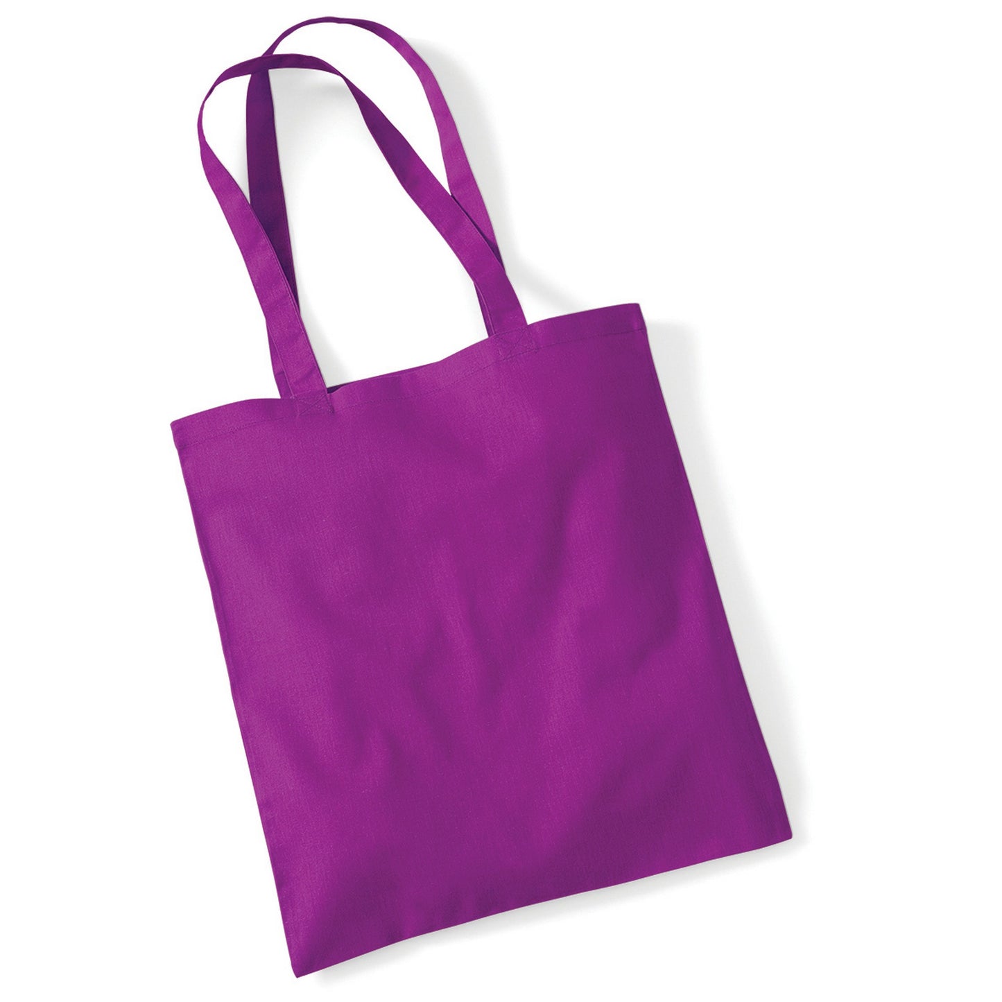 Magenta - Side - Westford Mill Promo Bag For Life - 10 Litres (Pack Of 2)