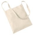 Natural - Front - Westford Mill Sling Tote Bag - 8 Litres (Pack of 2)
