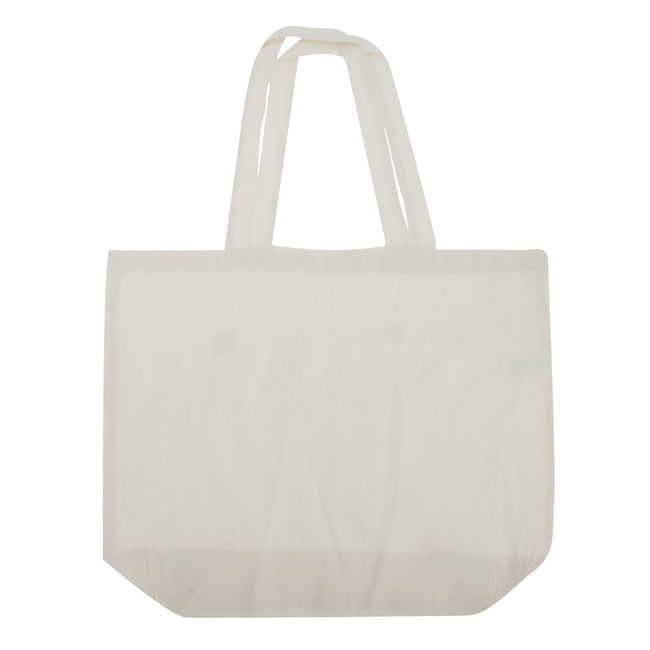 White - Front - Westford Mill Maxi Tote-Shopper Bag For Life (Pack of 2)