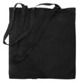 Black - Front - Shugon Guildford Cotton Shopper-Tote Shoulder Bag - 15 Litres (Pack of 2)