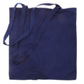 Navy Blue - Front - Shugon Guildford Cotton Shopper-Tote Shoulder Bag - 15 Litres (Pack of 2)