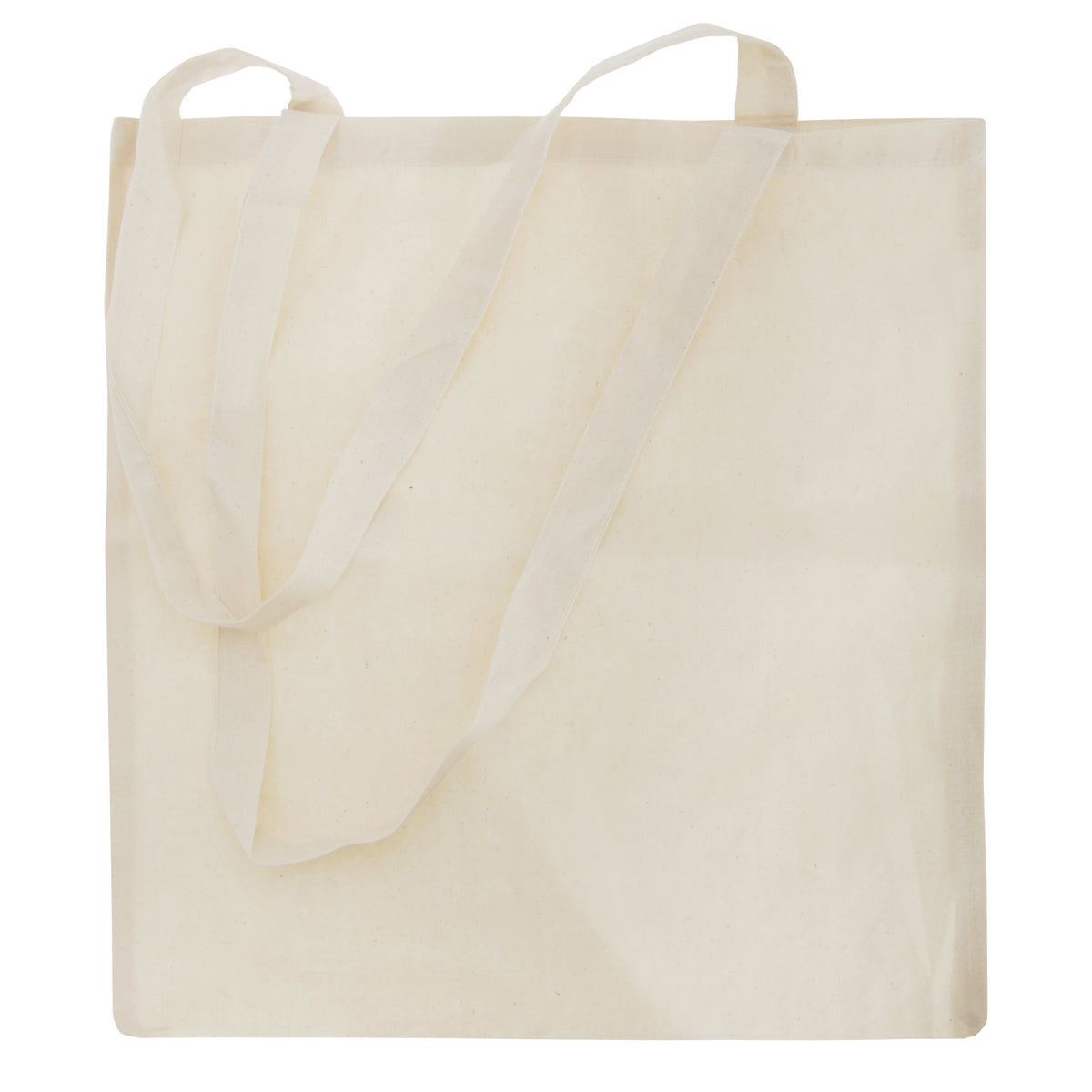 Natural - Front - Shugon Guildford Cotton Shopper-Tote Shoulder Bag - 15 Litres (Pack of 2)