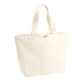 Natural - Front - Westford Mill Organic Marina XL Tote Bag (Pack of 2)