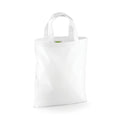 White - Front - Westford Mill Mini Bag For Life - 4 Litres (Pack of 2)