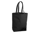 Black - Front - Westford Mill Plain Fair Trade Camden Shopper - Shopping Bag (13 Litres) (Pack of 2)