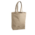 Natural - Front - Westford Mill Plain Fair Trade Camden Shopper - Shopping Bag (13 Litres) (Pack of 2)