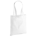 White - Front - Westford Mill EarthAware Organic Bag For Life (10 Litres) (Pack of 2)
