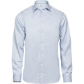 Light Blue - Front - Tee Jays Mens Luxury Slim Fit Shirt