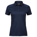 Navy Blue - Front - Tee Jays Womens-Ladies Luxury Sport Polo Shirt