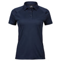 Navy Blue - Front - Tee Jays Womens-Ladies Luxury Sport Polo Shirt