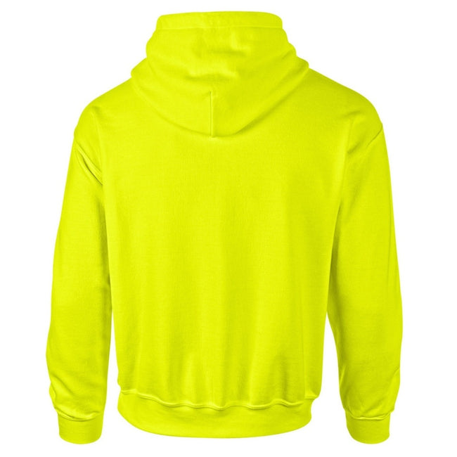 Black - Lifestyle - Gildan Heavyweight DryBlend Adult Unisex Hooded Sweatshirt Top - Hoodie (13 Colours)