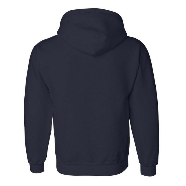 New Safety Green - Side - Gildan Heavyweight DryBlend Adult Unisex Hooded Sweatshirt Top - Hoodie (13 Colours)
