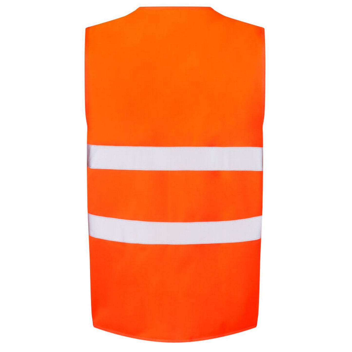 Orange - Back - Ultimate Everyday Apparel Mens UCC 4 Band Safety Waistcoat