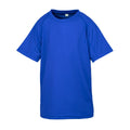 Royal Blue - Front - Spiro Impact Childrens-Kids Junior Performance Aircool T-Shirt