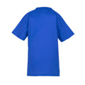 Royal Blue - Back - Spiro Impact Childrens-Kids Junior Performance Aircool T-Shirt