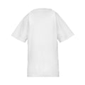 White - Back - Spiro Impact Childrens-Kids Junior Performance Aircool T-Shirt
