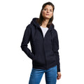Indigo Melange - Back - Russell Womens-Ladies Authentic Zipped Hoodie