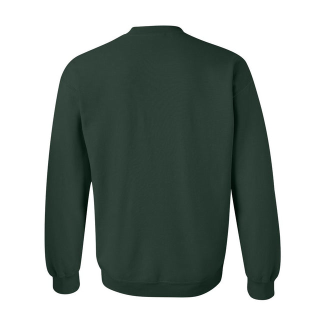 Forest Green - Back - Gildan Heavy Blend Unisex Adult Crewneck Sweatshirt