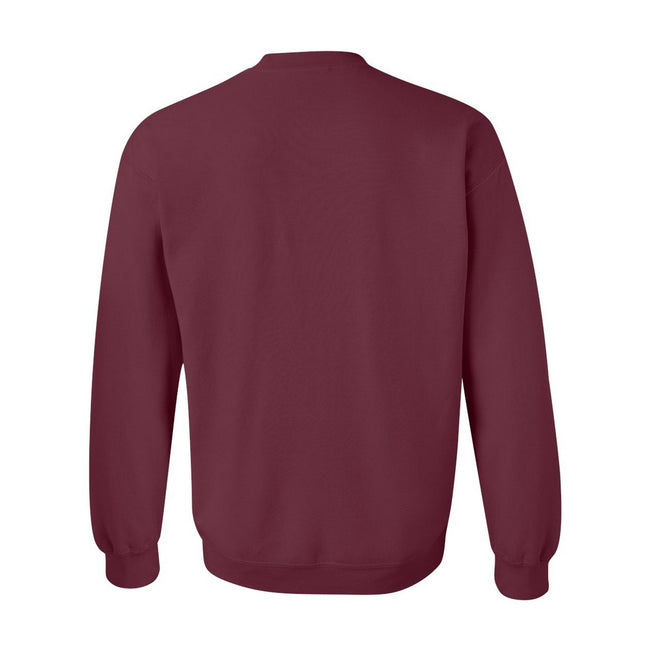 Maroon - Back - Gildan Heavy Blend Unisex Adult Crewneck Sweatshirt