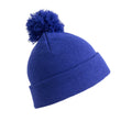 Royal Blue - Front - Result Womens-Ladies Winter Essentials Pom Pom Beanie