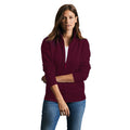 Burgundy - Back - Russell Womens-Ladies Authentic Sweat Jacket