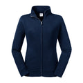 French Navy - Front - Russell Womens-Ladies Authentic Sweat Jacket