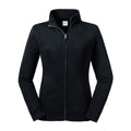 Black - Front - Russell Womens-Ladies Authentic Sweat Jacket