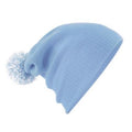 Sky-White - Back - Beechfield Adults Unisex Snowstar Beanie