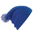 Bright Royal-White - Back - Beechfield Adults Unisex Snowstar Beanie