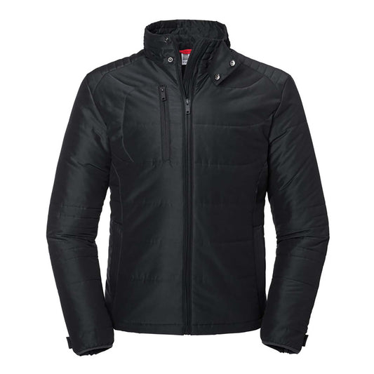 Black - Front - Russell Mens Cross Jacket