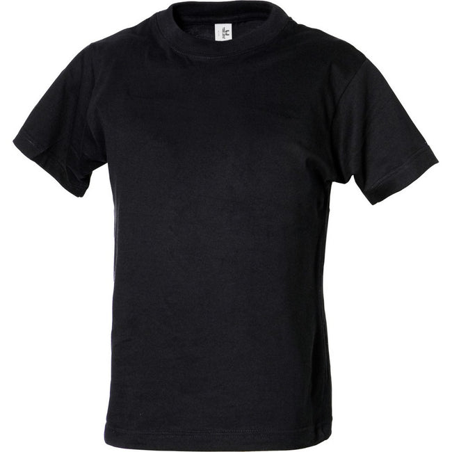 Black - Front - Tee Jays Boys Power Tee