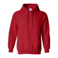 Red - Front - Gildan Heavy Blend Adult Unisex Hooded Sweatshirt - Hoodie