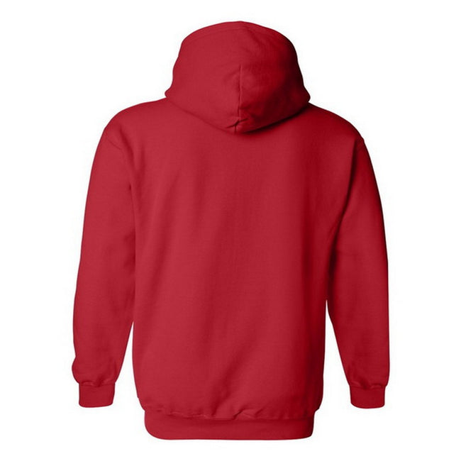 Red - Back - Gildan Heavy Blend Adult Unisex Hooded Sweatshirt - Hoodie