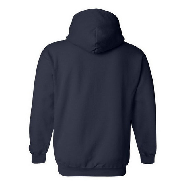 Navy - Back - Gildan Heavy Blend Adult Unisex Hooded Sweatshirt - Hoodie