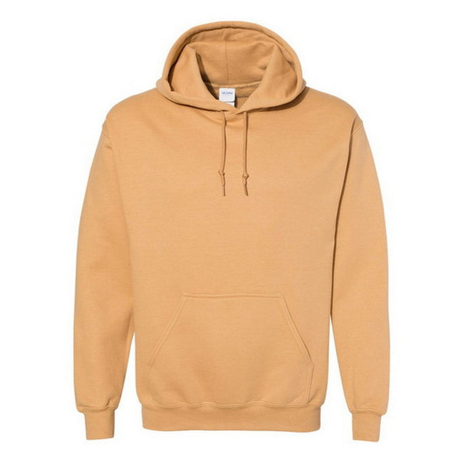 Old Gold - Front - Gildan Heavy Blend Adult Unisex Hooded Sweatshirt - Hoodie