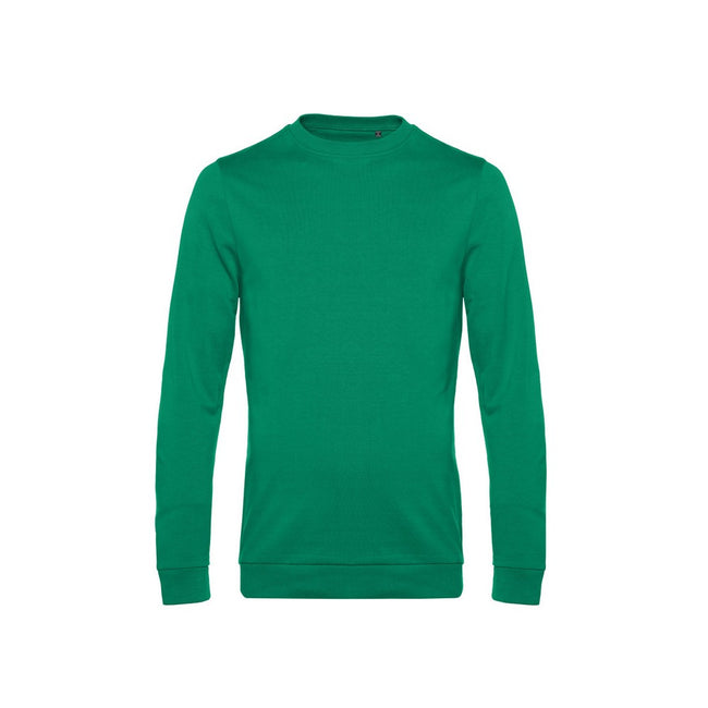 Kelly Green - Front - B&C Mens Set In Sweatshirt