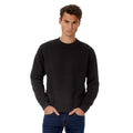 Black Pure - Back - B&C Mens Set In Sweatshirt