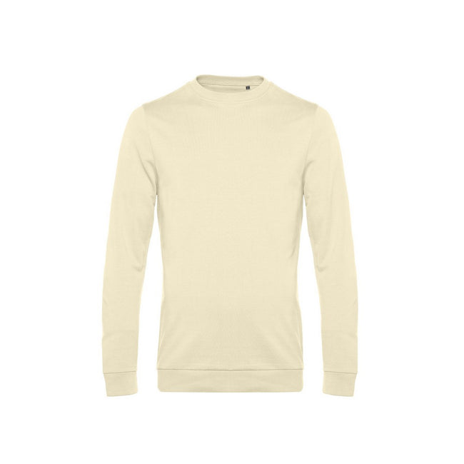 Pale Yellow - Front - B&C Mens Set In Sweatshirt