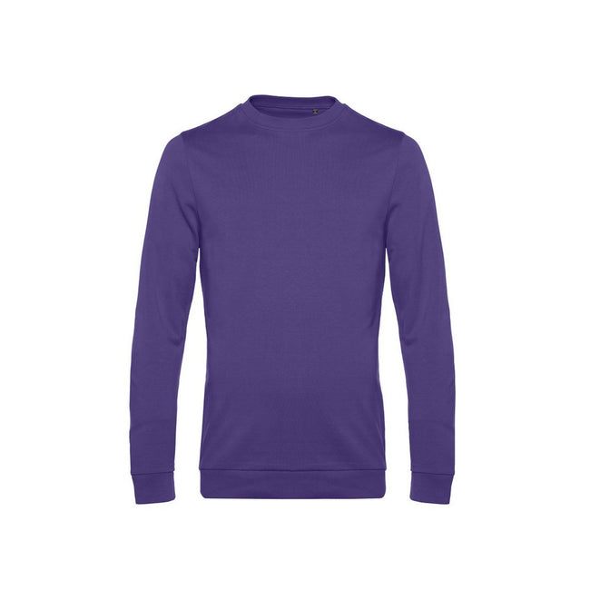 Radiant Purple - Front - B&C Mens Set In Sweatshirt
