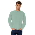 Sage - Back - B&C Mens Set In Sweatshirt