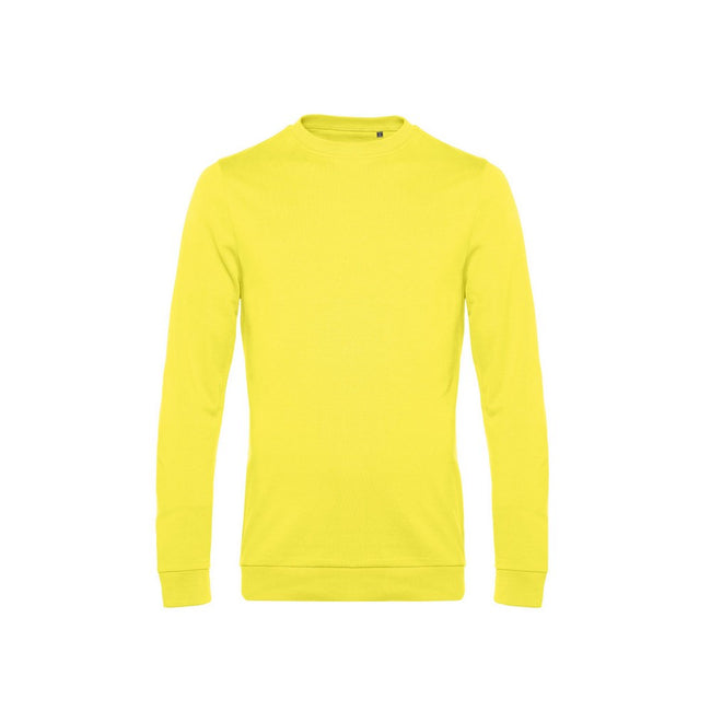 Solar Yellow - Front - B&C Mens Set In Sweatshirt
